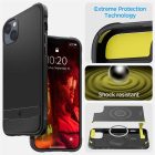 iPhone 14 Tok - Spigen Rugged Armor MagFit - Fekete