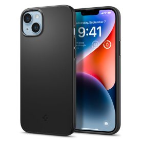 iPhone 14 Plus Tok - Spigen Thin Fit - Fekete iPhone 14 Plus Tok - Spigen Thin Fit - Fekete