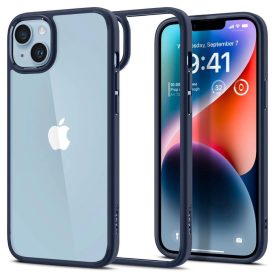 iPhone 14 Plus Tok - Spigen Ultra Hybrid - Kék iPhone 14 Plus Tok - Spigen Ultra Hybrid - Kék