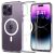 iPhone 14 Pro Max Tok - Spigen Ultra Hybrid MagFit - Átlátszó-Fehér