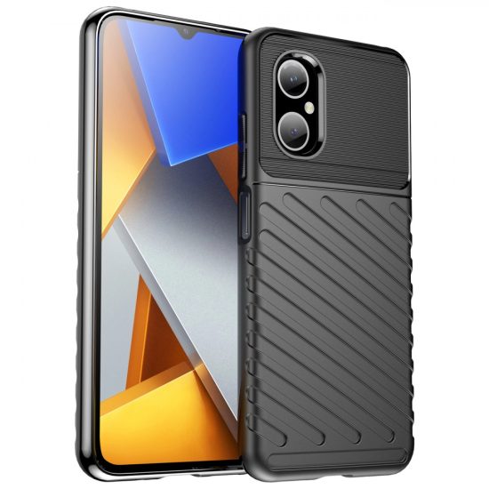 Xiaomi Poco M4 5G Tok - Thunder Case - Fekete
