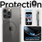iPhone 14 Pro Tok - Spigen Ultra Hybrid MagFit - Grafit