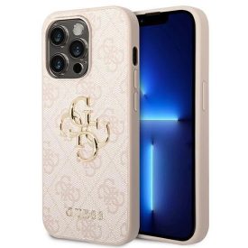 iPhone 14 Pro Max Tok - Guess 4G Big Metal Logo - Pink iPhone 14 Pro Max Tok - Guess 4G Big Metal Logo - Pink