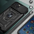 iPhone 14 Tok - Hybrid Armor Camshield - Fekete