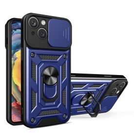 iPhone 14 Plus Tok - Hybrid Armor Camshield - Kék iPhone 14 Plus Tok - Hybrid Armor Camshield - Kék