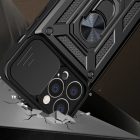iPhone 14 Pro Tok - Hybrid Armor Camshield - Kék