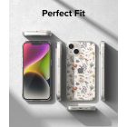 iPhone 14 Plus Tok - Ringke Fusion Design - Purple Rose