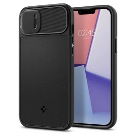 iPhone 14 Plus Tok - Spigen Optik Armor MagFit - Fekete iPhone 14 Plus Tok - Spigen Optik Armor MagFit - Fekete