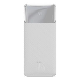   Baseus Bipow Power Bank - 10000mAh 15W - 2xUSB-A, 1xUSB-C - Fehér