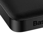 Baseus Power Bank 10000mAh 20W - Bipow - 2xUSB + 1xUSB-C - Fekete