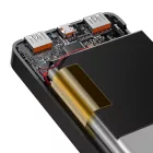 Baseus Power Bank 10000mAh 20W - Bipow - 2xUSB + 1xUSB-C - Fekete