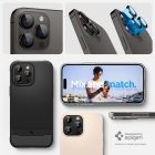 iPhone 14 Pro / 14 Pro Max / 15 Pro / 15 Pro Max / 16 Pro / 16 Pro Max / 17 Pro / 17 Pro Max Lencsevédő - Spigen Glas.tR EZ Fit Optik Pro - Fekete x 2 db