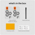 iPhone 14 Pro / 14 Pro Max / 15 Pro / 15 Pro Max / 16 Pro / 16 Pro Max / 17 Pro / 17 Pro Max Lencsevédő - Spigen Glas.tR EZ Fit Optik Pro - Fekete x 2 db