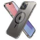 iPhone 14 Pro Max Tok - Spigen Ultra Hybrid MagFit - Átlátszó-Carbon