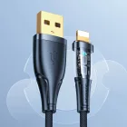 Joyroom USB-A - Lightning Kábel Intelligens Kikapcsolással - 1.2m 2.4A - Fekete