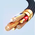 Joyroom USB-C - Lightning Kábel Intelligens Kikapcsolással - 1.2m 2.4A - Fekete