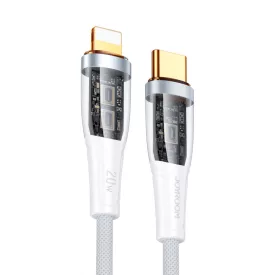   Joyroom USB-C - Lightning Kábel Intelligens Kikapcsolással - 1.2m 2.4A - Fehér