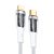 Joyroom USB-C - Lightning Kábel Intelligens Kikapcsolással - 1.2m 2.4A - Fehér