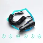 Joyroom JR-CL24 3-in-1 Autós Töltő 17W - 2xUSB + 1.5m USB-C Kábel - Fekete