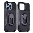 iPhone 14 Pro Tok - Joyroom Dual Hinge - Ütésálló, Tartógyűrűvel - Fekete