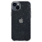 iPhone 14 Tok - Spigen Liquid Crystal Glitter - Átlátszó-Ezüst