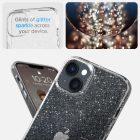 iPhone 14 Tok - Spigen Liquid Crystal Glitter - Átlátszó-Ezüst