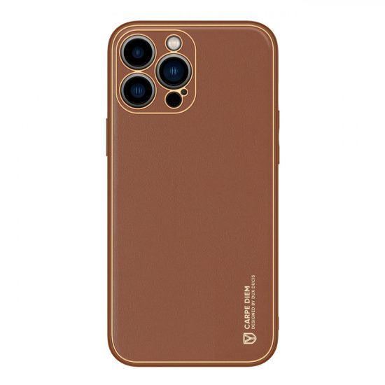 iPhone 14 Pro Tok - Dux Ducis Yolo - Barna