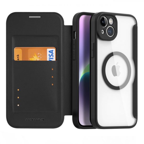 iPhone 14 Plus Tok - Dux Ducis Skin X Pro + MagSafe - Fekete