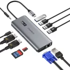 Choetech 12in1 USB-C HUB - USB-C / USB-A / HDMI / VGA / AUX / SD / TF