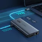 Choetech 12in1 USB-C HUB - USB-C / USB-A / HDMI / VGA / AUX / SD / TF