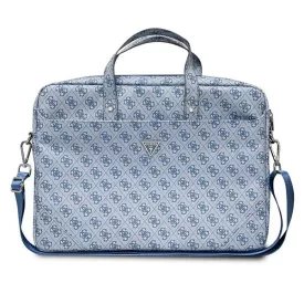   Guess Saffiano 4G Triangle Logo Laptop Táska 16" - Kék
