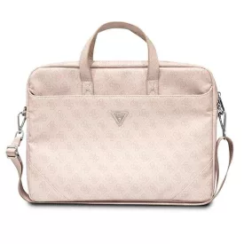   Guess Saffiano 4G Triangle Logo Laptop Táska 16" - Pink