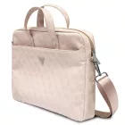 Guess Saffiano 4G Triangle Logo Laptop Táska 16" - Pink