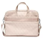 Guess Saffiano 4G Triangle Logo Laptop Táska 16" - Pink