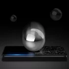 Vivo Y16 / Y02s Kijelzővédő Üvegfólia - Dux Ducis 9D Tempered Glass - Fekete