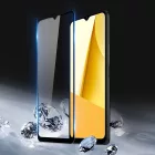 Vivo Y16 / Y02s Kijelzővédő Üvegfólia - Dux Ducis 9D Tempered Glass - Fekete