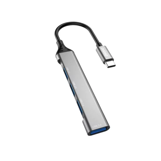 Dudao USB-C HUB 4in1 - 4x USB-A (3x USB2.0 + 1x USB3.0)