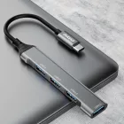 Dudao USB-C HUB 4in1 - 4x USB-A (3x USB2.0 + 1x USB3.0)