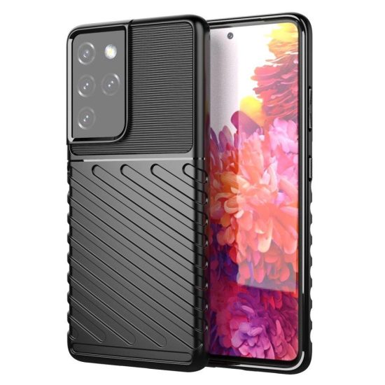 Samsung Galaxy S23 Ultra Tok - Thunder Case - Fekete