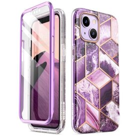 iPhone 14 Plus Tok - Supcase Cosmo - Lila-Márvány iPhone 14 Plus Tok - Supcase Cosmo - Lila-Márvány