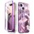 iPhone 14 Plus Tok - Supcase Cosmo - Lila-Márvány