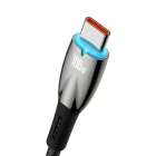 Baseus Glimmer USB-A - USB-C Kábel - 1m 6A 100W - Fekete