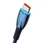 Baseus Glimmer USB-A - USB-C Kábel - 1m 6A 100W - Kék