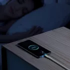 Baseus Glimmer USB-A - USB-C Kábel - 1m 6A 100W - Fehér