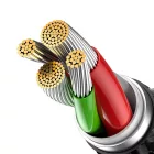 Baseus Glimmer USB-A - Lightning Kábel - 2m 2.4A - Fekete
