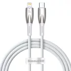 Baseus Glimmer USB-C - Lightning Kábel - 1m 20W - Fehér