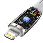Baseus Glimmer USB-C - Lightning Kábel - 1m 20W - Fehér