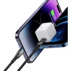 Baseus Glimmer USB-C - Lightning Kábel - 2m 20W - Fekete