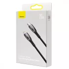 Baseus Glimmer USB-C - Lightning Kábel - 2m 20W - Fekete