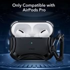 AirPods Pro 1 / 2 Tok - ESR Cyber Tough Case Halolock - Fekete